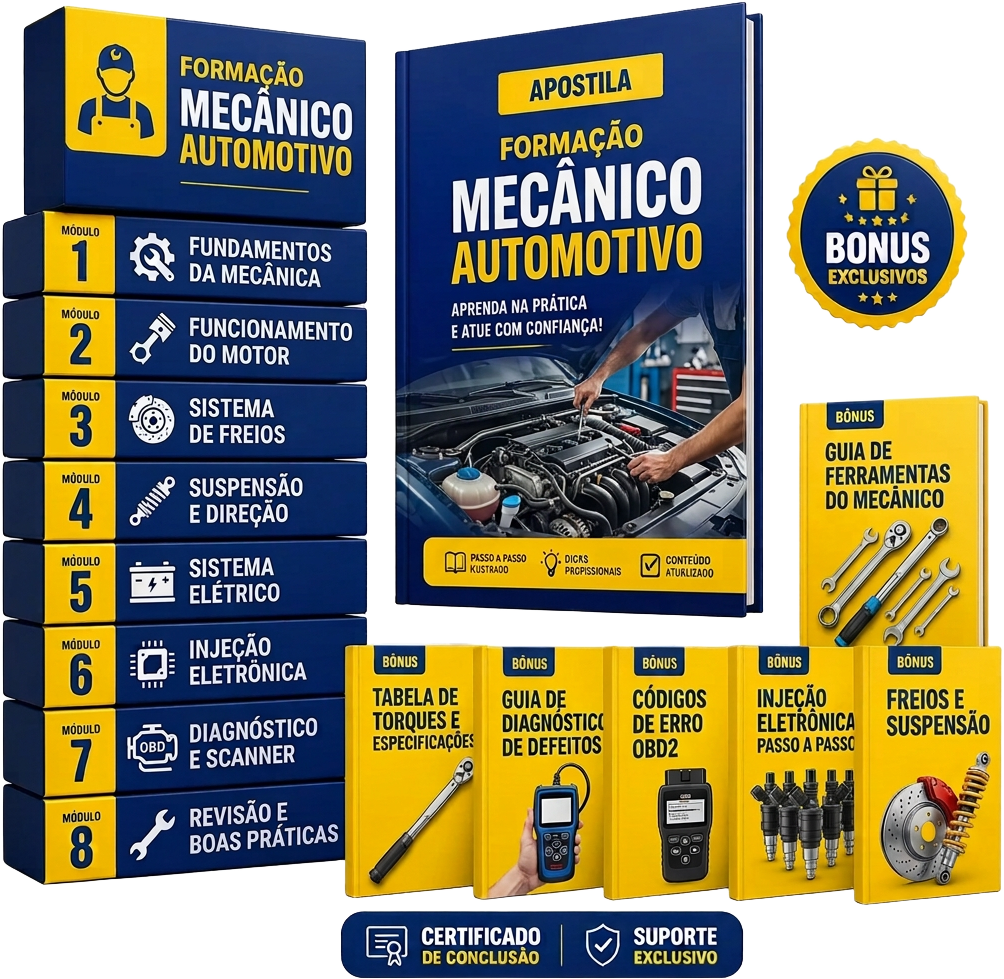 Material do curso Formação Mecânico Automotivo